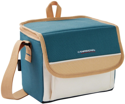 Çantë frigoriferike Campingaz Flexible Fold'n Cool, 5L, palosëse, blu bezhë