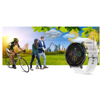 Ora e zgjuar Gravity GT1-4 PRO, ekran 1.39", Bluetooth 5.2, e zezë