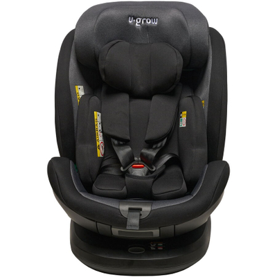 Ulese makine për fëmijë U-grow, i-Size, 360°, Isofix, 40-150 cm, e zezë