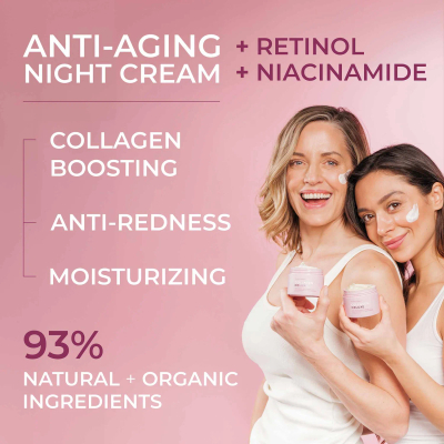 Krem nate për fytyrë Swedish Collagen Deluxe, kolagjen, 50ml