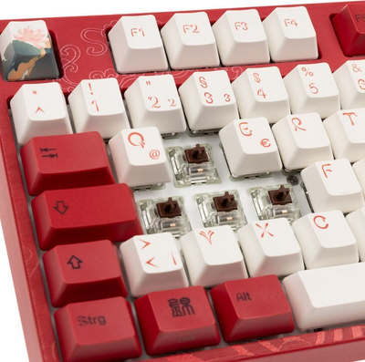 Tastierë gaming Varmilo VEA109 Koi, Cherry MX Brown, LED i bardhë