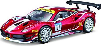 Makinë lodër Bburago Ferrari 488 Challenge (Formula Racing), 1:24