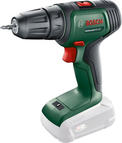 Stërvillë me bateri Bosch UniversalDrill 18V, 2 shpejtësi, mandrinë automatike, jeshile