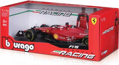 Maketi diecast Bburago Ferrari F1-75 1/18, Formula 1 2022, i kuq