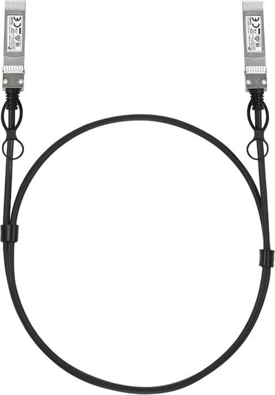 Kabllo TP-Link Omada SFP28, 25G, 1m, e zezë
