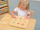Lojë druri edukative Masterkidz Montessori, magnetike, tabelë mësimi, ngjyrë druri natyrale