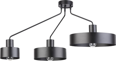 Lampë tavani Sigma Jumbo 3 31533, 3xE27 60W, metal, e zezë mat