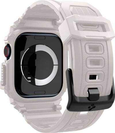 Kllëf me rrip Spigen Rugged Armor Pro, për Apple Watch 10 46mm, Dune Beige