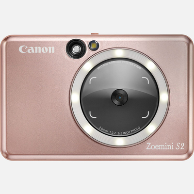 Kamerë instant Canon Zoemini S2, printer foto 2 në 1, Bluetooth, Rose Gold