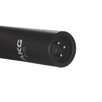 Mikrofon kondensator AKG P170, diafragmë e vogël, për studio, i zi