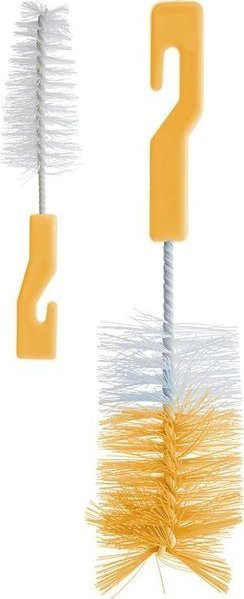 Set furçash për biberona dhe shishe, 2 copë, plastikë, shumëngjyrësh