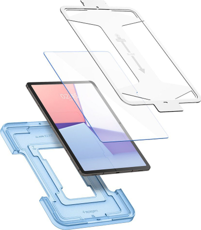 Mbrojtës ekrani Spigen Glass tR EZ Fit për Samsung Galaxy Tab S9 Plus, xham i temperum, transparent