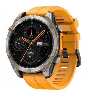 Smartwatch Zeblaze Stratos 4, ekran 1.43" AMOLED, GPS, portokalli