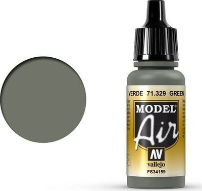Bojë akrilike Vallejo Model Air Green për airbrush, 17ml, jeshile