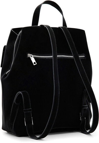 Çantë shpine Desigual Pocket Face Sumy Mul, e zezë
