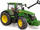 Lodër traktor Bruder John Deere 7R 350, shkalla 1:16, plastikë, jeshil