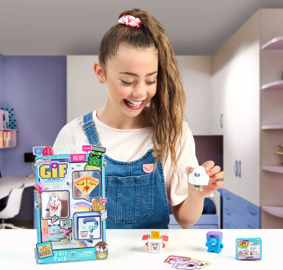Set lodrash koleksionuese Moose Oh My Gif S1 Multi Pack, 3 figurina, shumëngjyrëshe