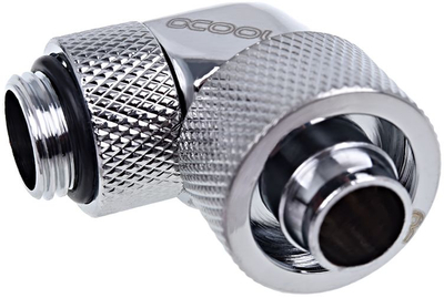 Përshtatës 90° për ftohje me ujë Alphacool 17237, 1/4", 16/10mm, krom
