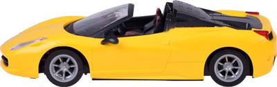 Makine lodër me telekomandë Racing Power RC0606, 2.4GHz, kabrio sportiv, e verdhë