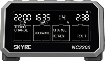 Полнач за батерии SKYRC NC2200, AA AAA NiMH NiCd, DC 12V 2A, црн