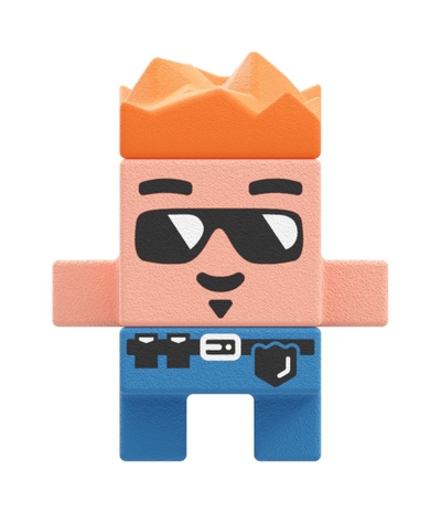 Set konstruktiv Marioinex Waffle Mini Police Station, 280 pjesë, +3 vjeç