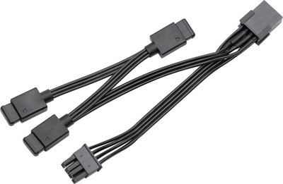 Ndarës sinjali EKWB EK Loop OmniLink SATA, D RGB, 4 pin PWM, i zi