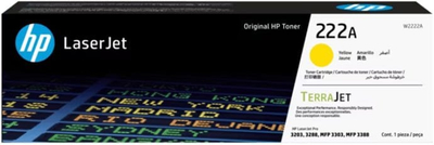 Toner HP 222A, LaserJet origjinal, i verdhë, 1200 faqe