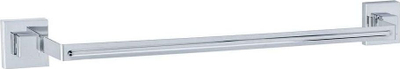 Mbajtëse peshqiri Wenko Single Bar 52 cm, çelik inox, argjendtë