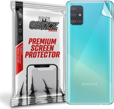 Folje mbrojtëse mrapa GrizzGlass për Samsung Galaxy A51, transparente, UltraSkin