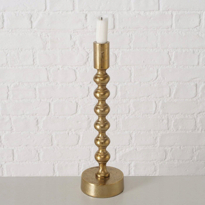 Mbajtëse qirinjsh Klisko Gold Tall, set me 3 copë, metal, ngjyrë ari