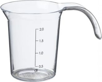 Enë me kupë matëse Plast Team, 0.2l