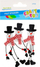 Sticker dekorativ Craft with Fun, figura borë nga filci, vetëngjitës, shumëngjyrëshe