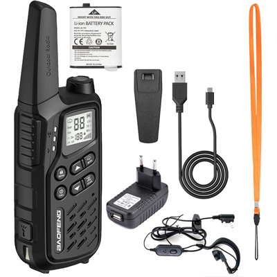 Walkie talkie Baofeng BF-T25E, PMR, rreze deri 10 km, i zi