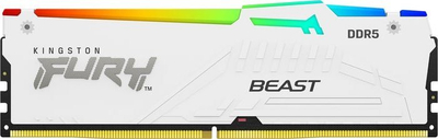 Memorie Kingston Fury Beast RGB, DDR5, 64 GB, 5200 MHz, CL40, KF552C40BWAK4-64