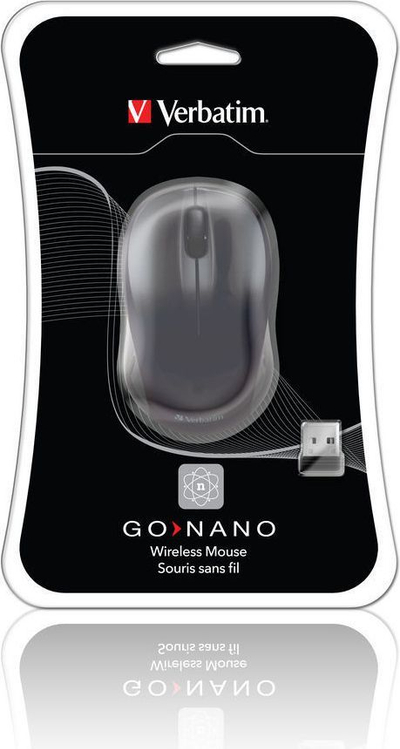 Maus Verbatim GO, wireless, USB, i zi