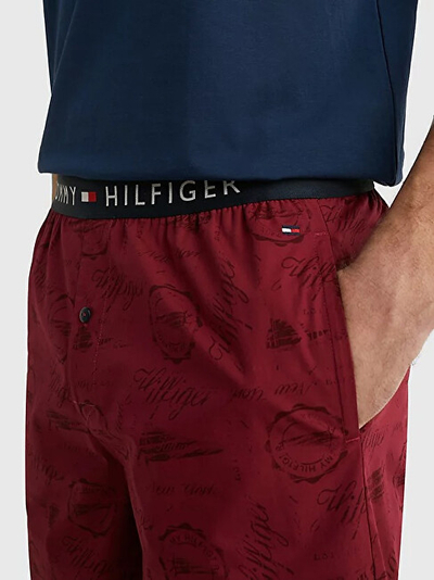 Set pizhame dhe papuçe Tommy Hilfiger UM0UM029020SU