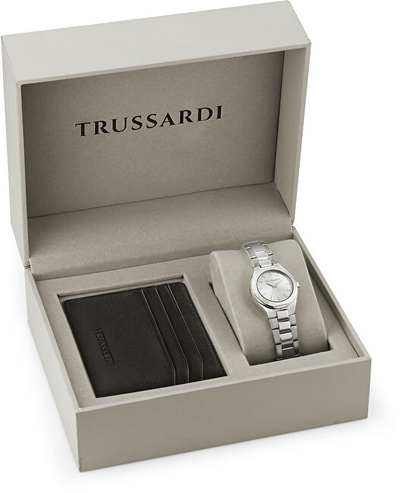 Set orë dore dhe kufje TRUSSARDI Small Wrist R2453157507