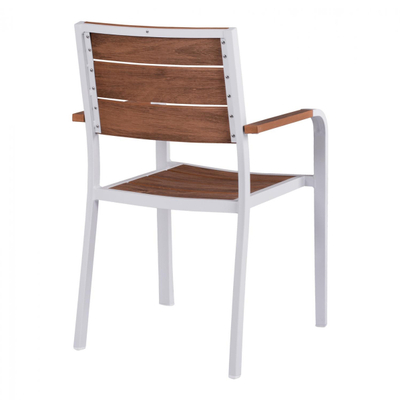 Kolltuk alumini BRONCA, 54.2×59×83.5 cm (HM5130.02), bardhë