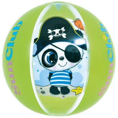 Top plazhi i frymë Sunclub Panda Pirate, 40cm, plastik, i gjelbër