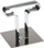 Embosser Patisse për unaza prerëse, 6 x 6 cm, çelik inox, argjendtë
