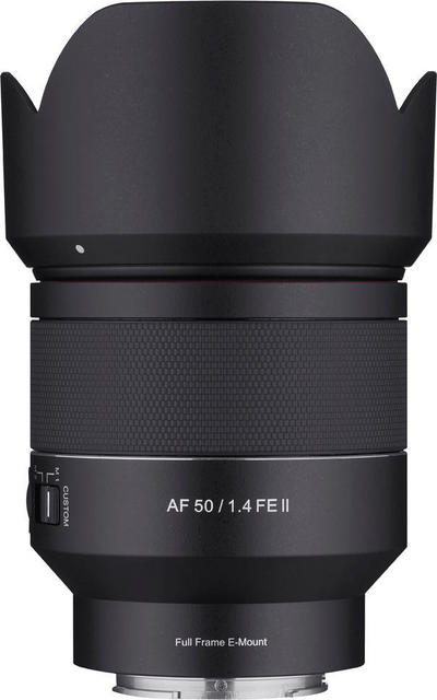 Objektiv Samyang AF 50mm F1.4 II Sony FE, full frame, autofokus i shpejtë, i zi