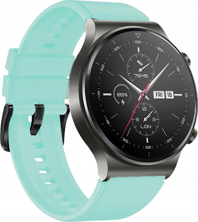 Rrip ore silikoni për Huawei Watch GT 46mm, silikon, jeshile e çelët