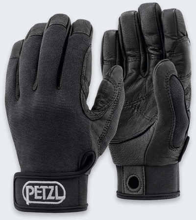 Doreza për zbritje me litar Petzl, madhësia XXL, të zeza
