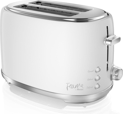 Тостер Swan Fearne ST20010TEN, 800W, функција за одмрзнување и повторно загревање, беж