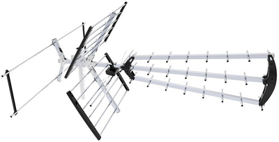 Antena televizive Libox LB2000, drejtimore, DVB T T2, e argjendtë