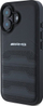 Mbulesë telefoni AMG AMHCP16SGSEBK për iPhone 16 6.1", hardcase lëkurë, e zezë