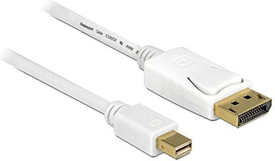 Kabllo Delock DisplayPort Mini - DisplayPort, 2m, e bardhë