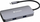 Hub USB C Verbatim CMH 05 Pro Multiport, 5 porta, 85W Power Delivery, gri metalik