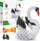 Set kreativ origami HQ Invento Swan, 3D, për mjelmë dekorative, shumëngjyrësh