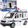 Lodër makinë policie WENYI Rescue, shkallë 1:16, me drita e zëra, e bardhë